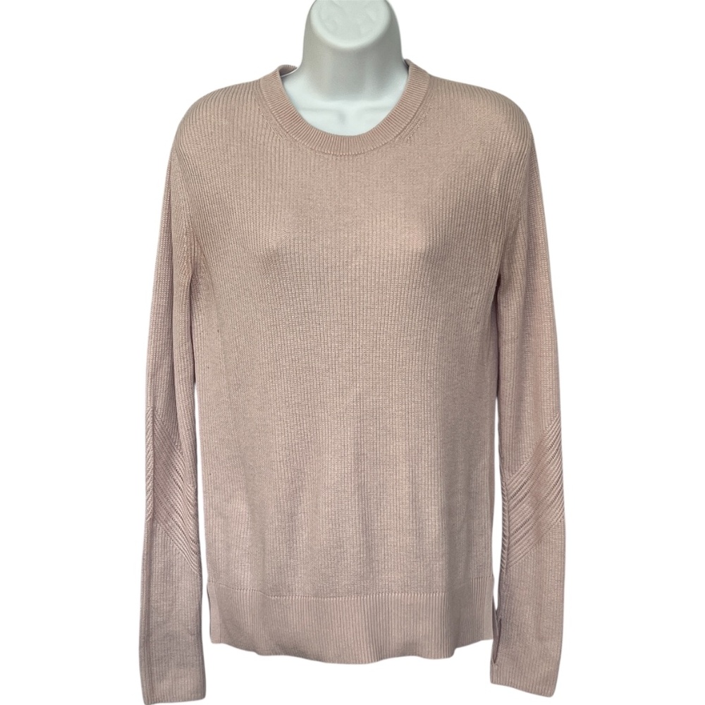Lululemon Sweater Time To Restore Misty Pink Lightweight Size M Pullover